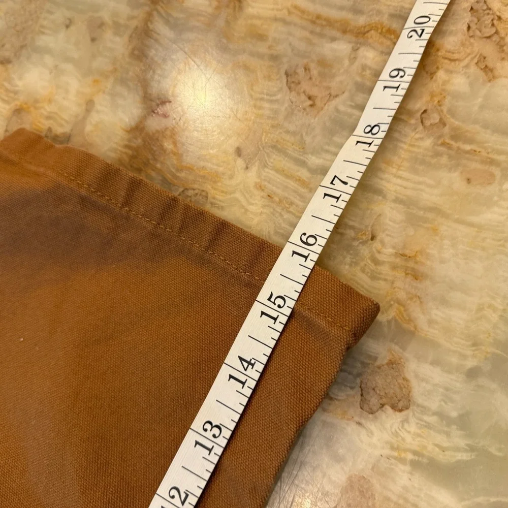 Carhartt Toddler Work Bib Overalls Brown Duck Canvas Double Knee Outdoor Size 4T